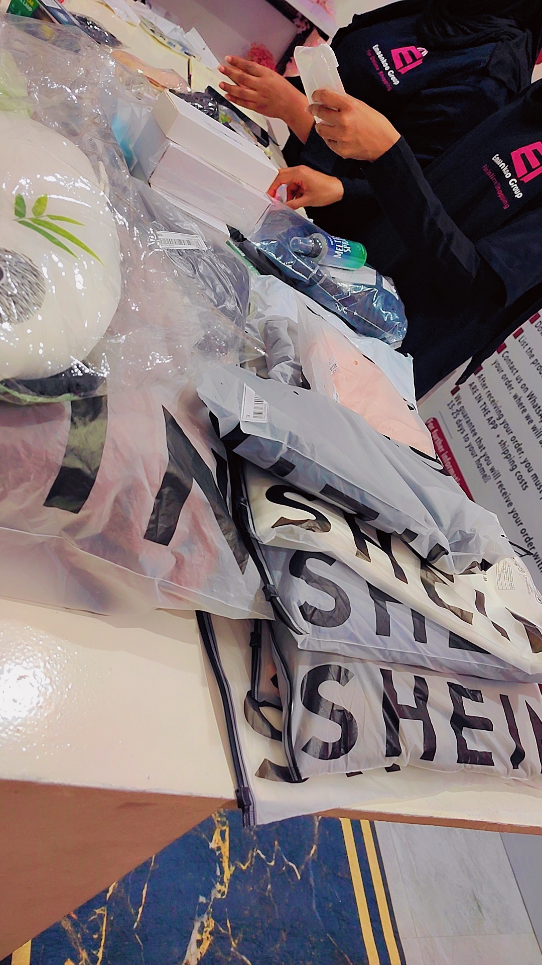 Emaankoo Group staff packing orders